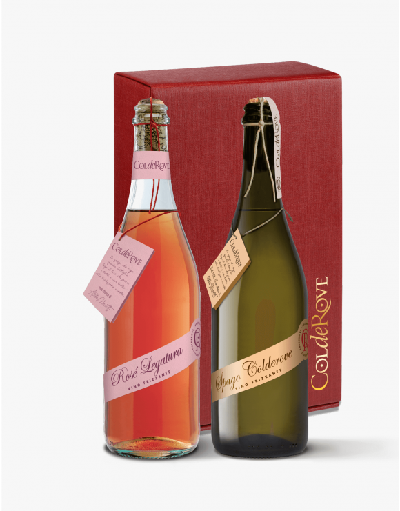 Confezione da 2  bottiglie Spago Frizzante Colderove e Rosè Legatura Frizzante