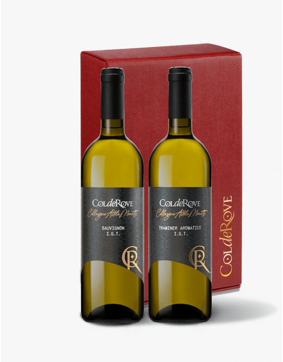 Confezione da 2 bottiglie Sauvignon IGT e Traminer Aromatico IGT