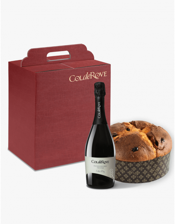 Bauletto Prosecco Spumante e Panettone Artigianale