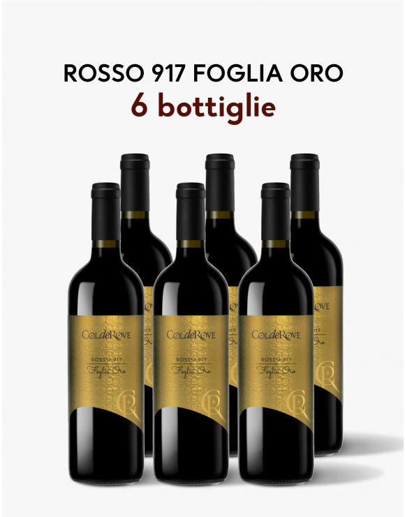 Raboso Rosso 917 Foglia Oro 2020 6 bottiglie