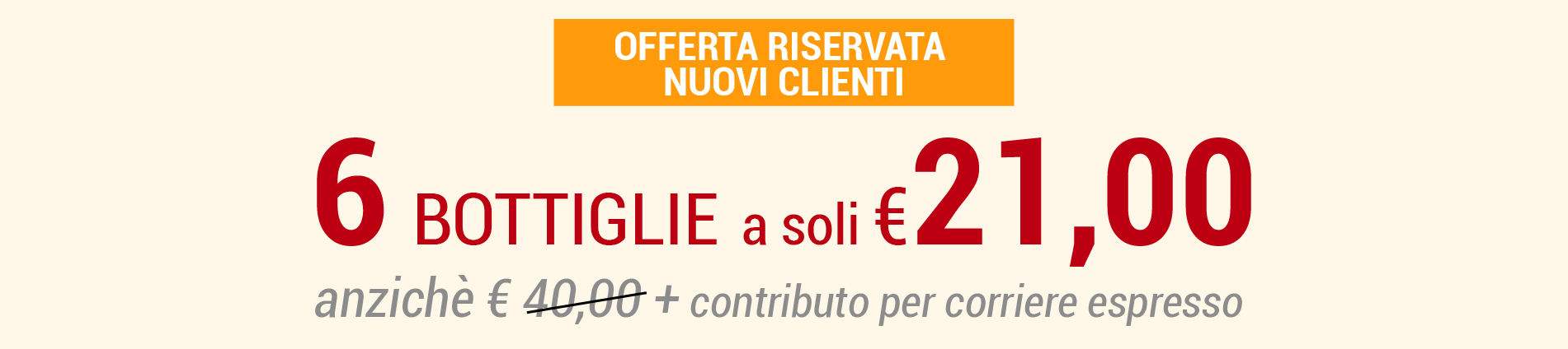 Offerta 6 bottiglie Primavera Colderove